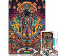 Teenager Puzzles Astronaut Dream 1000 Piece Jigsaw Puzzles for Teenagers,Artistic Wall Decor & Birthday Gift Idea for Friends, Home Office 50x75cm