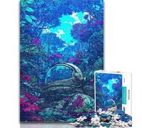 Teenager Puzzles Astronaut Dream Jigsaw Puzzles for Teenagers 1000 Pieces,with Matching Poster And Trivia Sheet for Age 14 Years Up 26x38cm
