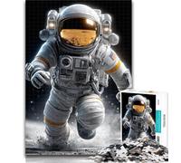Teenager Puzzles Astronaut Jigsaw Puzzles for Adults,Artistic Wall Decor & Birthday Gift Idea for Friends, Home Office 50x75cm