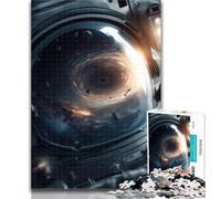 Teenager Puzzles Astronauts in Space 1000 Piece Jigsaw Puzzles for Adults Gifts,Challenging Game Toys for Is Ideal As A Gift for The Whole Family 50x75cm