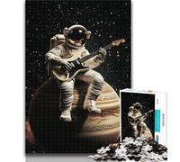 Teenager Puzzles Astronauts on The Moon 1000 Piece Jigsaw Puzzles for Adults Gifts,Challenging Game Toys for Is Ideal As A Gift for The Whole Family 50x75cm
