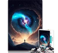 Teenager Puzzles Beautiful Alien Planet Adult Puzzles 1000 Pieces,Toys Educational Games Stress Relieving Parent-child Interaction 75x50cm
