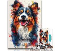 Teenager Puzzles Beautiful German Shepherd 1000 Piece Jigsaw Puzzle for Adults And Teenagers,Train Your Brain And Hands Birthday Present, Gifts 50x75cm