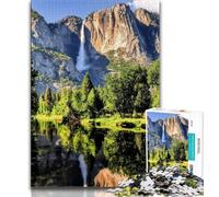 Teenager Puzzles Beautiful Mountain River 1000 Pieces Jigsaw Puzzle for Adults& Teens,Artists Collection, Fine Art for Age 14 Years Up (26x38cm)
