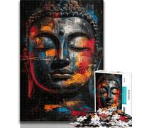 Teenager Puzzles Buddha Puzzles for Adults 1000 Pieces,for Age 14+ Impossible Game Best Gift for Adults And Teenagers 75x50cm