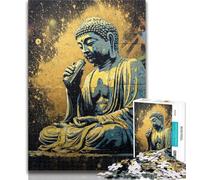 Teenager Puzzles Buddha Statues Adult Puzzles 1000 Pieces,Decompressing Intellectual Educational Toy Great Gifts And Toys 26x38cm