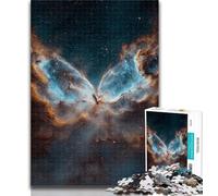 Teenager Puzzles Butterfly Nebula Jigsaw Puzzles for Teenagers 1000 Pieces,Vibrant And Unique Design Relaxing & Challenging Puzzle Experience 50x75cm