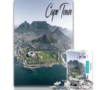 Teenager Puzzles Cape Town Adult Jigsaws 1000 Pieces Difficult,with Fully Interlocking Randomly Shaped Pieces for And 14 Years Old 26x38cm