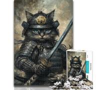 Teenager Puzzles Cat Ninja Adult Puzzles 1000 Pieces,Decompressing Intellectual Educational Toy Great Gifts And Toys 26x38cm