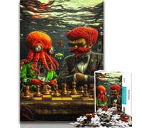 Teenager Puzzles Circus Animals 1000 Piece Jigsaw Puzzles for Adults Gifts,Challenging Game Toys for Is Ideal As A Gift for The Whole Family 26x38cm