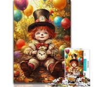 Teenager Puzzles Clown Baby 1000 Piece Jigsaw Puzzles for Teenagers,Educational Game for Birthday, Chrismas for And 14 Years Old (26x38cm)