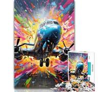 Teenager Puzzles Colorful Airplane 1000 Piece Jigsaw Puzzles for Adults,learning Educational Toys Unique Home Decor And Gifts 75x50cm