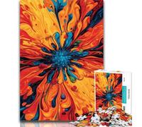 Teenager Puzzles Colour Explosion Jigsaw Puzzles 1000 Pieces for Adults Teens,Toys Educational Games Stress Relieving Wishlist with Santa Claus 26x38cm
