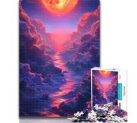 Teenager Puzzles Colourful Alien Scenery Jigsaw Puzzles for Adults 1000 Pieces,Toys Educational Games Stress Relieving Great Gifts And Toys 75x50cm