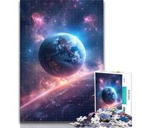 Teenager Puzzles Colourful Cosmic Planet Puzzles 1000 Pieces for Adults,Brain Teaser Game Wall Decoration Unique Birthday And Xmas Gifts 50x75cm