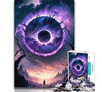 Teenager Puzzles Colourful Fantasy Cosmic Black Hole Adult Jigsaw Puzzles 1000,Decompressing Intellectual Educational Toy Secret Santa Gifts 26x38cm