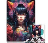 Teenager Puzzles Cute Cat Adult Jigsaws 1000 Pieces Difficult,is Ideal As A Gift for The Whole Family Suitable for And 14 26x38cm