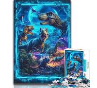 Teenager Puzzles Dinosaur 1000 Pieces Jigsaw Puzzle for Adults& Teens,Train Your Brain And Hands Gifts for Friends And Family 50x75cm