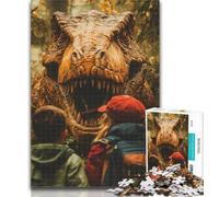 Teenager Puzzles Dinosaur Jigsaw Puzzles for Teenagers 1000,Vibrant And Unique Design Relaxing & Challenging Puzzle Experience 50x75cm