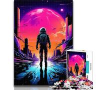 Teenager Puzzles Dream Astronauts Jigsaw Puzzles for Teenagers,with Fully Interlocking Randomly Shaped Pieces for And 14 Years Old 26x38cm