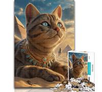 Teenager Puzzles Dream Cat 1000 Piece Jigsaw Puzzles for Teenagers,Artistic Wall Decor & Birthday Gift Idea for Friends, Home Office 50x75cm