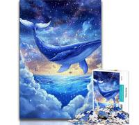 Teenager Puzzles Dream Whale Jigsaw Puzzles for Adults 1000,Vibrant And Unique Design Relaxing & Challenging Puzzle Experience (26x38cm)