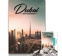 Teenager Puzzles Dubai 1000 Pieces Jigsaw Puzzle for Adults& Teens,Toys Educational Games Stress Relieving Unique Home Decor And Gifts 75x50cm