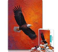 Teenager Puzzles Eagle Flower Oil Painting Adult Puzzles 1000 Pieces,Decompressing Intellectual Educational Toy Great Gifts And Toys 50x75cm