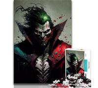 Teenager Puzzles Evil Killer 1000 Piece Jigsaw Puzzle for Adults Teens,Toys Educational Games Stress Relieving Wishlist with Santa Claus (38x26cm)