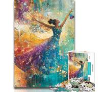 Teenager Puzzles Fantasy Ballerina Adult Puzzles 1000 Pieces,Decompressing Intellectual Educational Toy Great Gifts And Toys 26x38cm