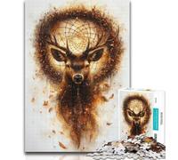 Teenager Puzzles Fantasy Deer Adult Puzzles 1000 Pieces,Decompressing Intellectual Educational Toy Great Gifts And Toys 50x75cm