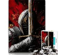 Teenager Puzzles Fantasy Knight Jigsaw Puzzles for Teenagers 1000 Pieces,Vibrant And Unique Design Relaxing & Challenging Puzzle Experience (26x38cm)