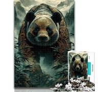 Teenager Puzzles Fantasy Panda 1000 Pieces Jigsaw Puzzles for Adults And Teens,Educational Game for Birthday, Chrismas for Ages 14+ 26x38cm