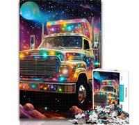 Teenager Puzzles Fantasy Truck 1000 Piece Jigsaw Puzzles for Teenagers Gifts,Unique Birthday And Gifts for for Age 14 50x75cm
