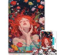 Teenager Puzzles Flowers Color Girls Jigsaw Puzzles 1000 Pieces for Adults Teens,Stress Reliever Difficult Challenge Unique Home Decor And Gifts 50x75cm