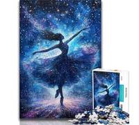 Teenager Puzzles Galactic Ballerina Jigsaw Puzzles 1000 Pieces for Adults Teens,Stress Reliever Difficult Challenge Unique Home Decor And Gifts 50x75cm