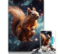 Teenager Puzzles Galaxies Squirrels Adult Jigsaws 1000 Pieces Difficult,is Ideal As A Gift for The Whole Family Suitable for And 14 50x75cm