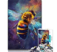 Teenager Puzzles Galaxy Bee Adult Jigsaws 1000 Pieces Difficult,is Ideal As A Gift for The Whole Family Suitable for And 14 50x75cm