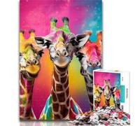 Teenager Puzzles Galaxy Giraffe 1000 Piece Jigsaw Puzzles for Adults,learning Educational Toys Unique Home Decor And Gifts 26x38cm