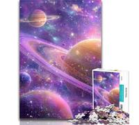 Teenager Puzzles Galaxy Solar System Jigsaw Puzzles for Adults 1000 Pieces,Birthday Gift Idea for Adults, Family Game And Hobby 26x38cm