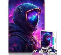 Teenager Puzzles Galaxy Space Warrior Adult Jigsaw Puzzles 1000,Decompressing Intellectual Educational Toy Secret Santa Gifts (50x75cm)