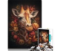 Teenager Puzzles Giraffe Adult Jigsaws 1000 Pieces Difficult,is Ideal As A Gift for The Whole Family Suitable for And 14 50x75cm