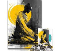Teenager Puzzles Golden Woman 1000 Piece Jigsaw Puzzles for Teenagers,Artistic Wall Decor & Birthday Gift Idea for Friends, Home Office 50x75cm