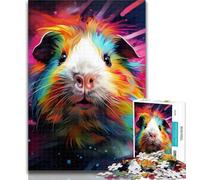 Teenager Puzzles Guinea Pig 1000 Piece Jigsaw Puzzles for Teenagers Gifts,Diy Modern Wall Art Unique Gift Home Decor 75x50cm