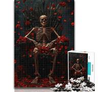 Teenager Puzzles Human Skeleton Jigsaw Puzzles for Adults 1000 Pieces,Birthday Gift Idea for Adults, Family Game And Hobby 26x38cm
