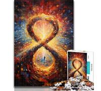 Teenager Puzzles Impressionist Painting Jigsaw Puzzles for Teenagers 1000 Pieces,with Matching Poster And Trivia Sheet for Age 14 Years Up 50x75cm