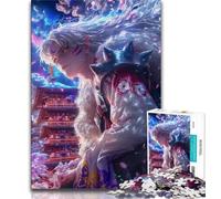 Teenager Puzzles Japanese Anime Boy Adult Jigsaws 1000 Pieces Difficult,is Ideal As A Gift for The Whole Family Suitable for And 14 (50x75cm)