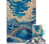 Teenager Puzzles Japanese Style Landscape 1000 Piece Jigsaw Puzzles for Teenagers,Artistic Wall Decor & Birthday Gift Idea for Friends, Home Office 26x38cm
