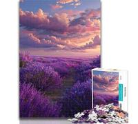 Teenager Puzzles Lavender Garden 1000 Piece Jigsaw Puzzles for Teenagers Gifts,Unique Birthday And Gifts for for Age 14 50x75cm