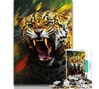 Teenager Puzzles Leopard 1000 Piece Jigsaw Puzzles for Adults,learning Educational Toys Unique Home Decor And Gifts 75x50cm
